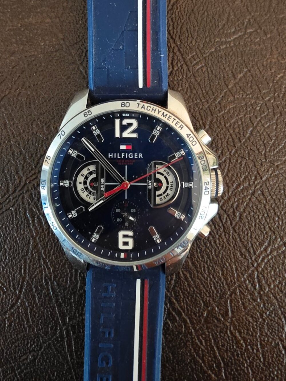 Tommy Hilfiger Sport Decker Silicone Strap Multi-Function Men's Watch 1791476